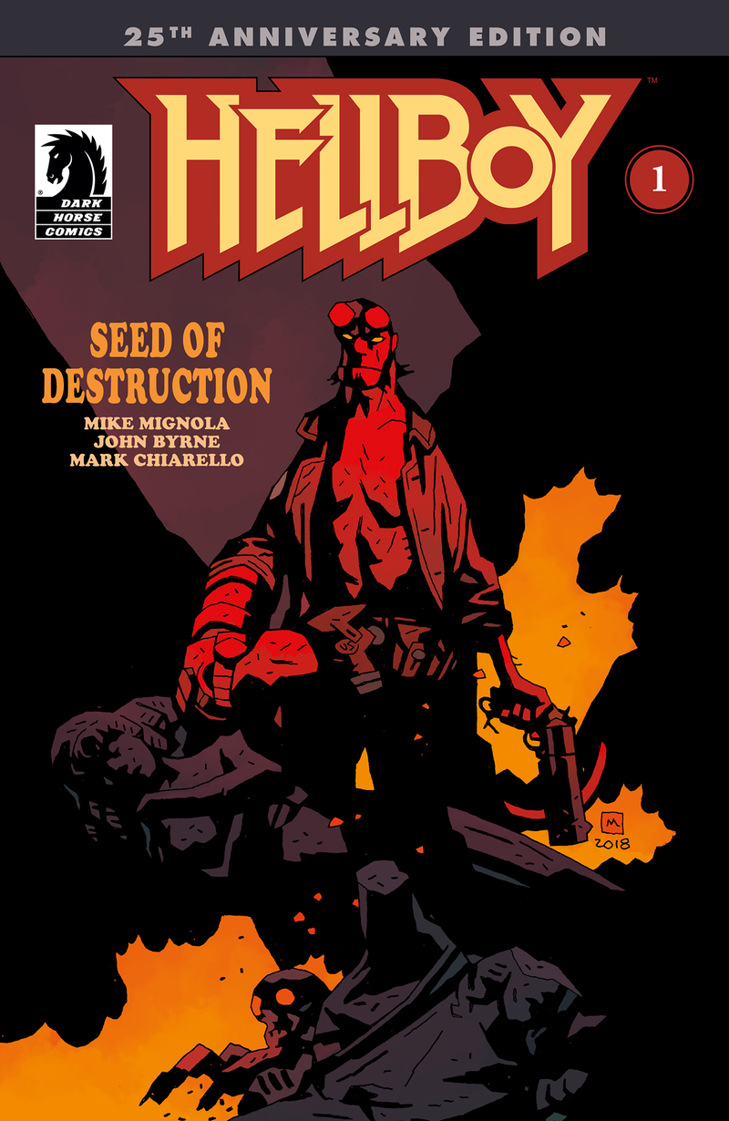 The 25th anniversary cover for Seed of Destruction’s special re-release.